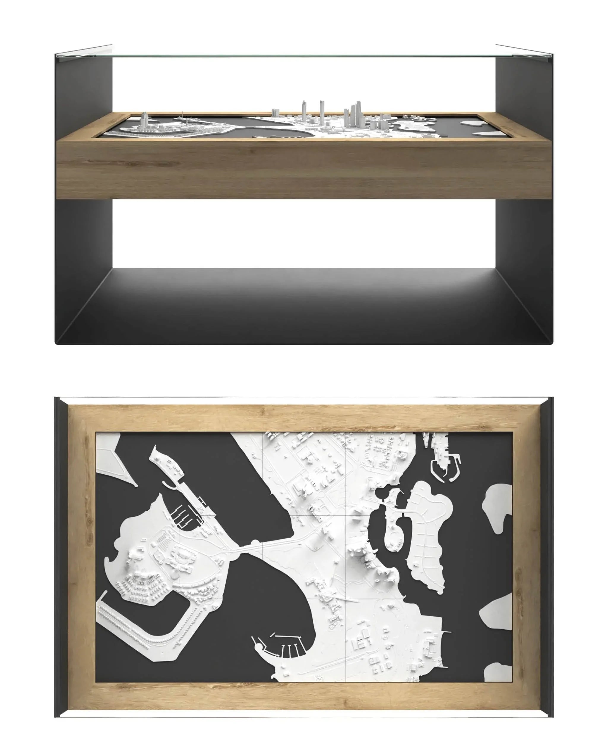 BLOK Wide Coffee Table 3D City Model BLOK, search_hidden - CITYFRAMES