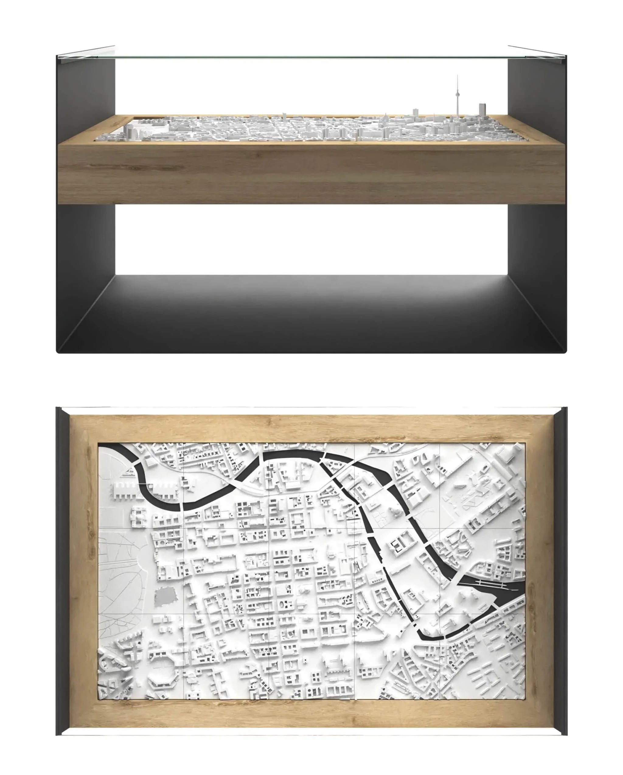 BLOK Wide Coffee Table 3D City Model BLOK, search_hidden - CITYFRAMES