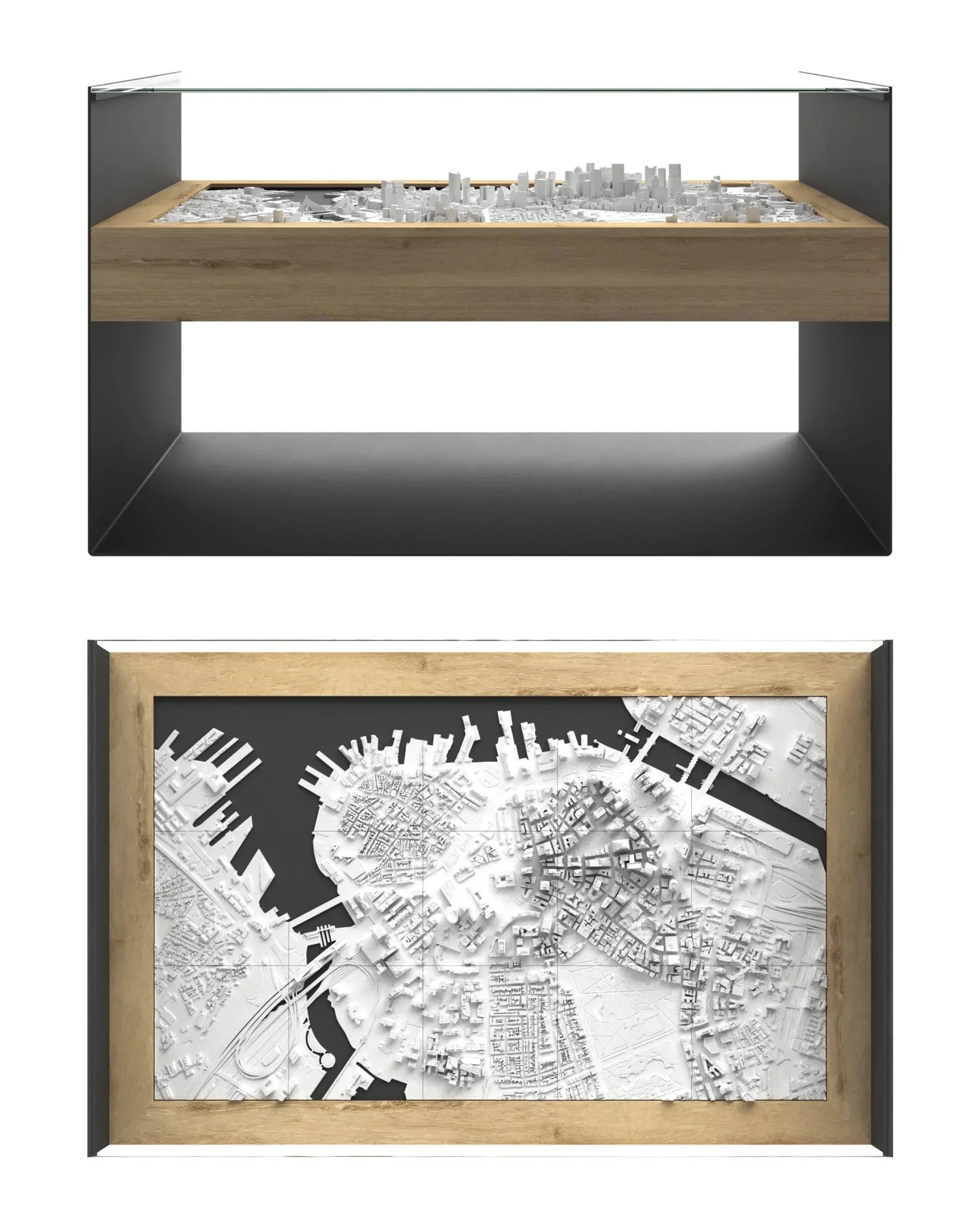 BLOK Wide Coffee Table 3D City Model BLOK, search_hidden - CITYFRAMES