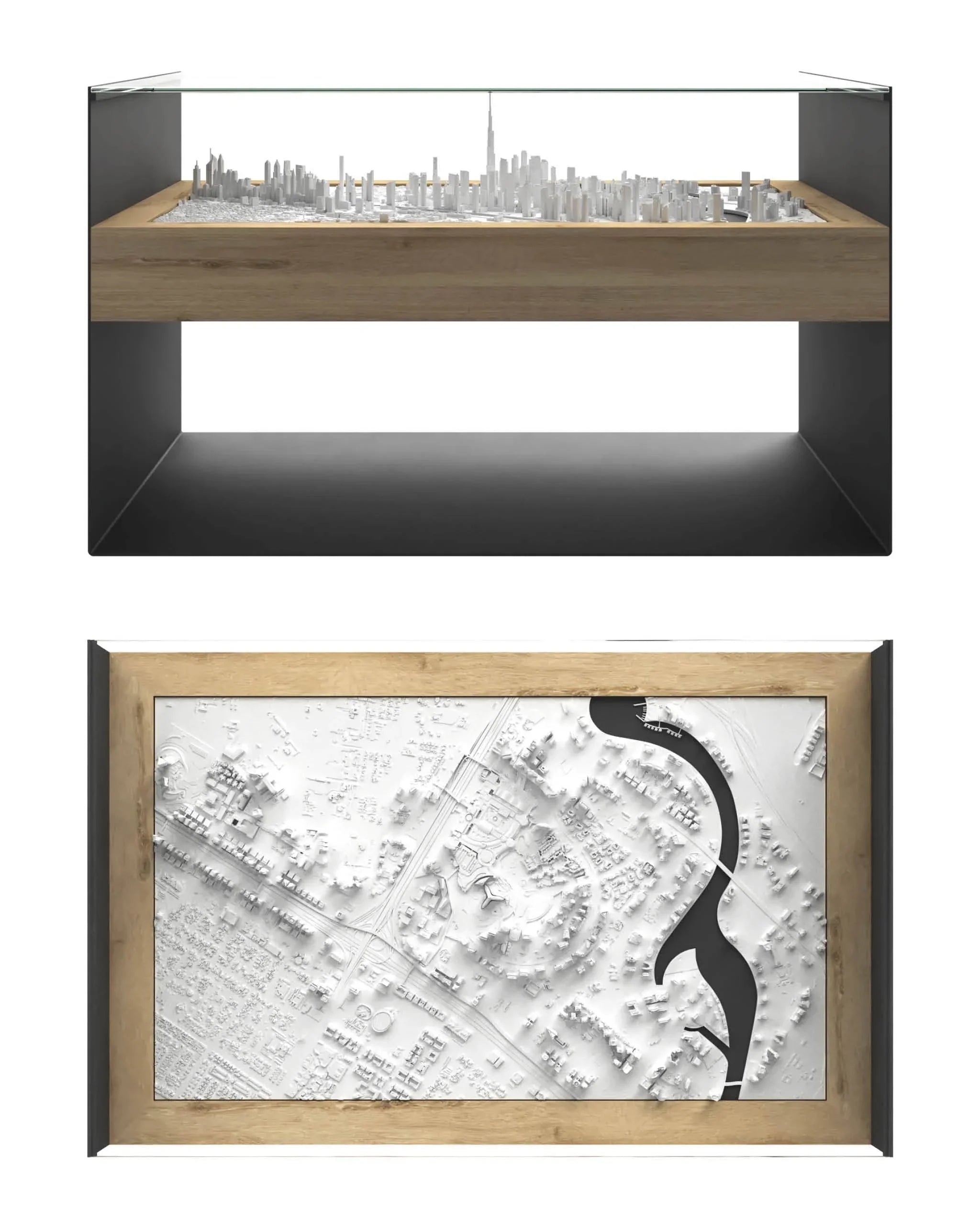 BLOK Wide Coffee Table 3D City Model BLOK, search_hidden - CITYFRAMES