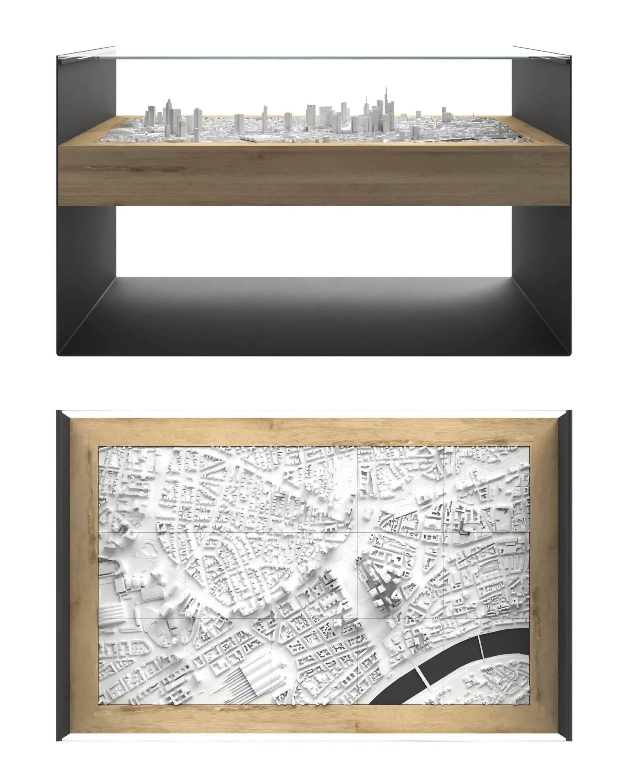 BLOK Wide Coffee Table 3D City Model BLOK, search_hidden - CITYFRAMES
