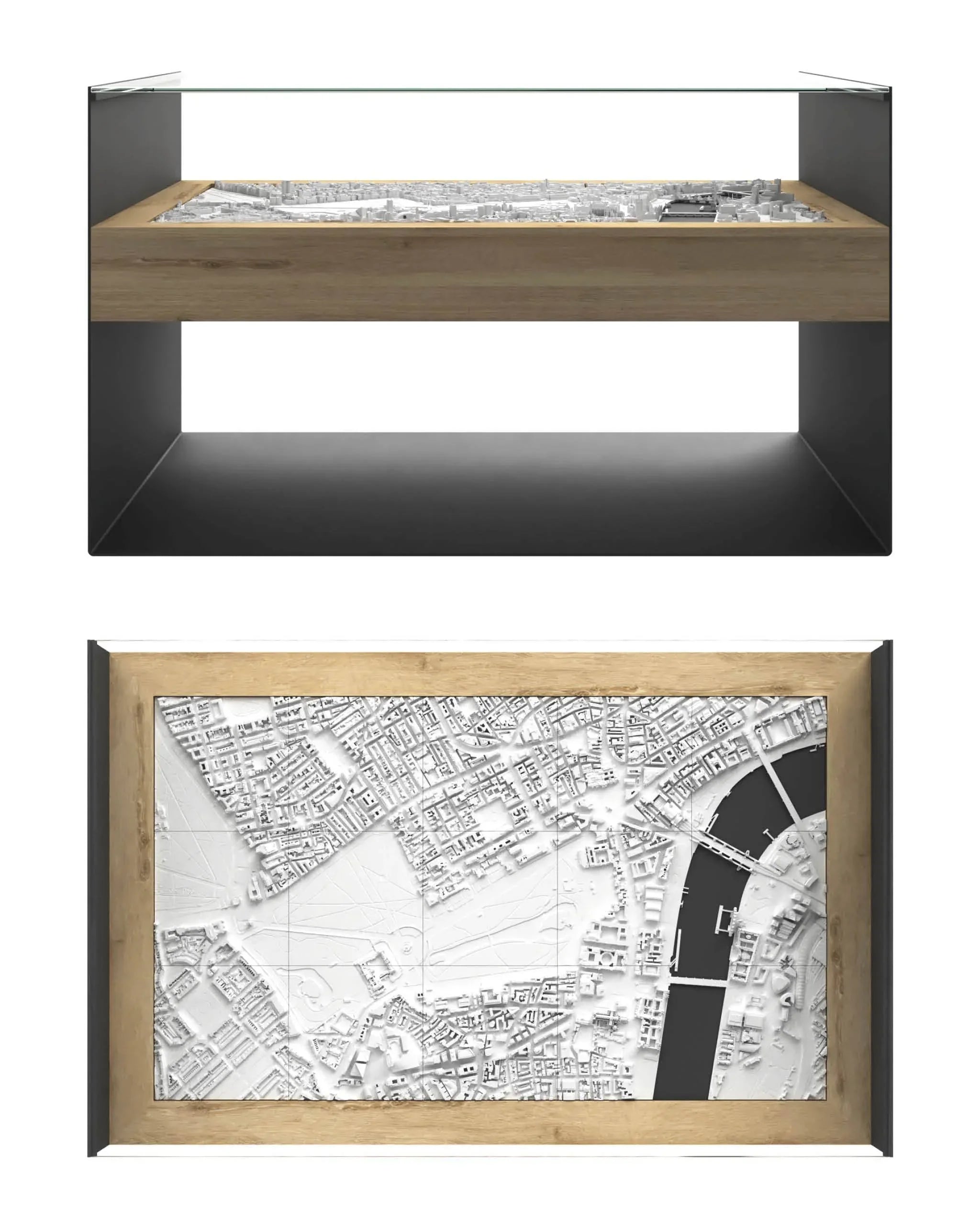 BLOK Wide Coffee Table 3D City Model BLOK, search_hidden - CITYFRAMES