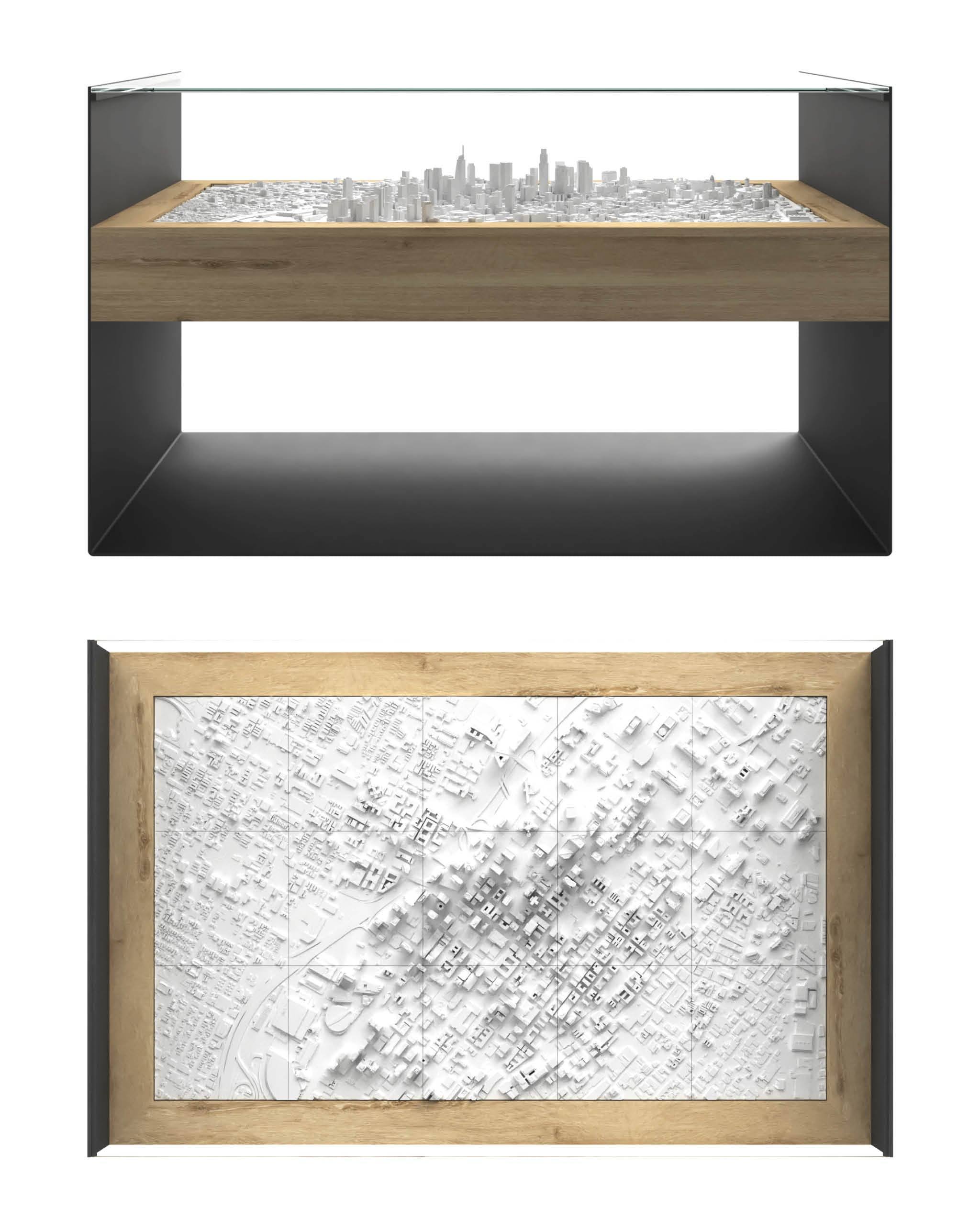 BLOK Wide Coffee Table 3D City Model BLOK, search_hidden - CITYFRAMES