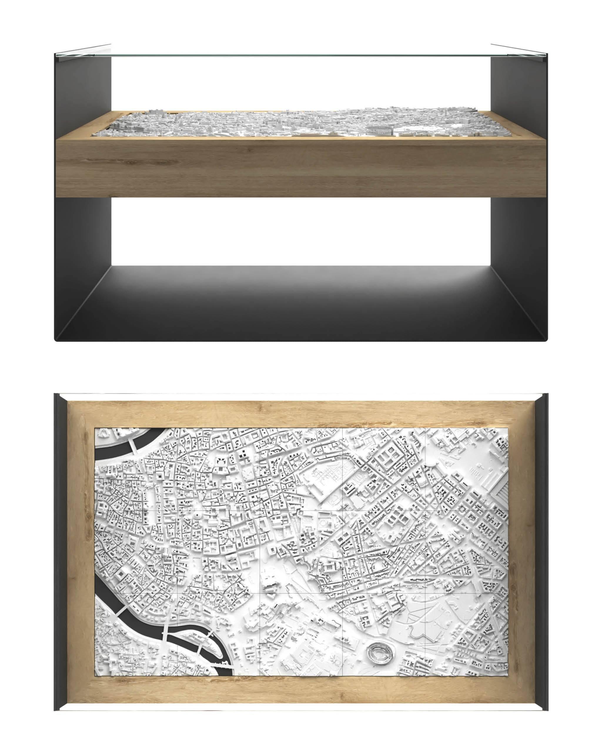 BLOK Wide Coffee Table 3D City Model BLOK, search_hidden - CITYFRAMES