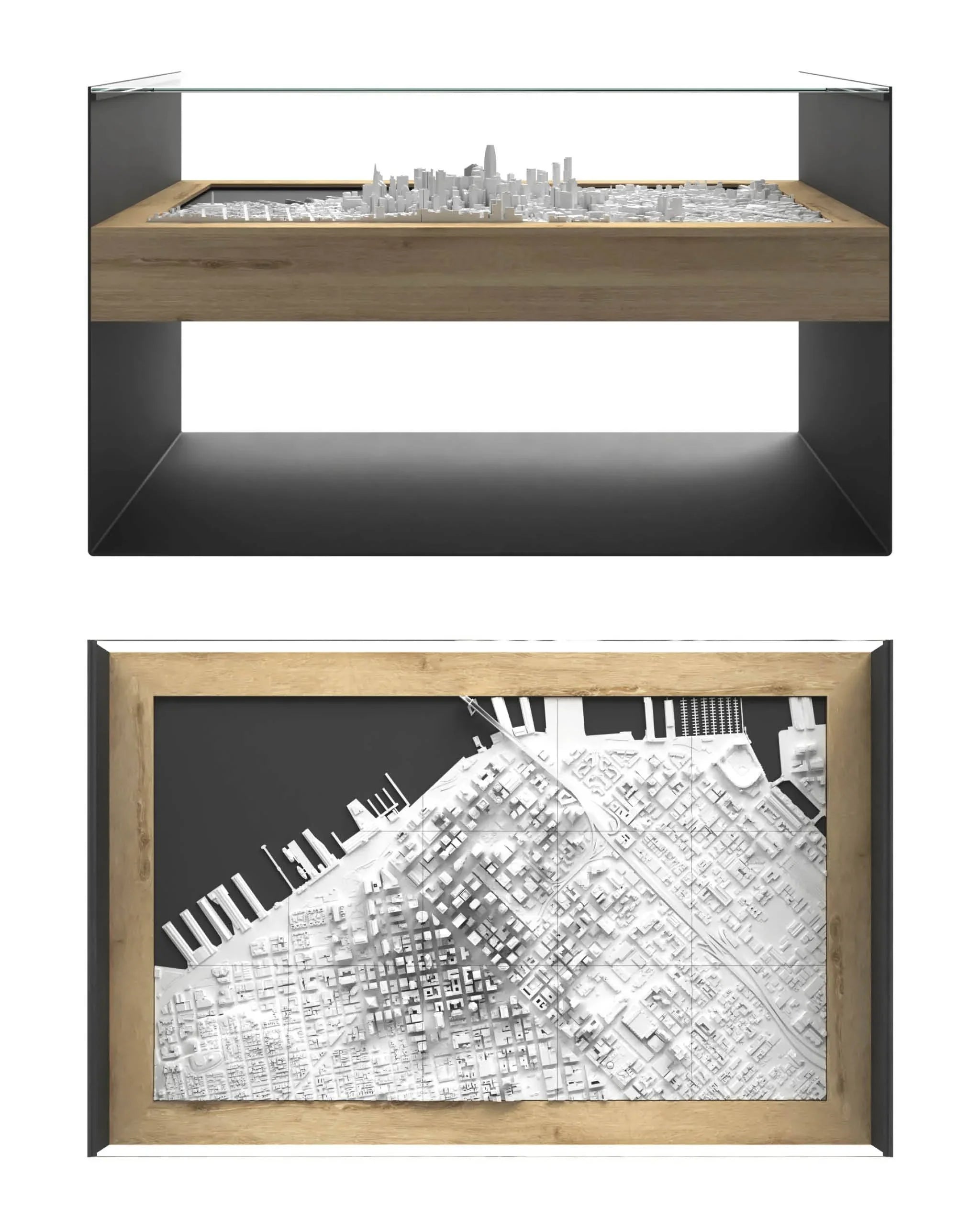 BLOK Wide Coffee Table 3D City Model BLOK, search_hidden - CITYFRAMES