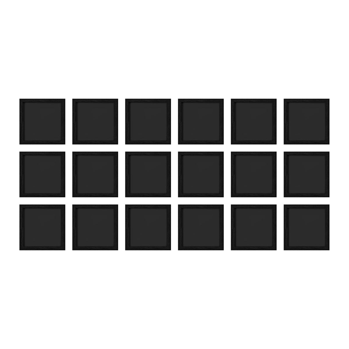 Individual Collection of 18 CUBE 3D city models on a wall - CITYFRAMES