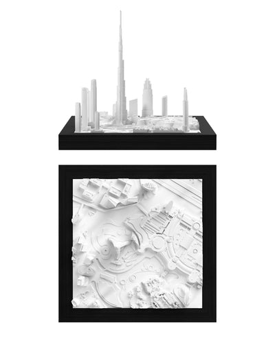 Dubai - Burj Khalifa CUBE 3D city model - CITYFRAMES