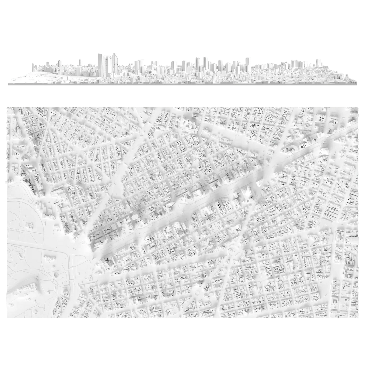 Mexico City GRAND 3D city model - CITYFRAMES