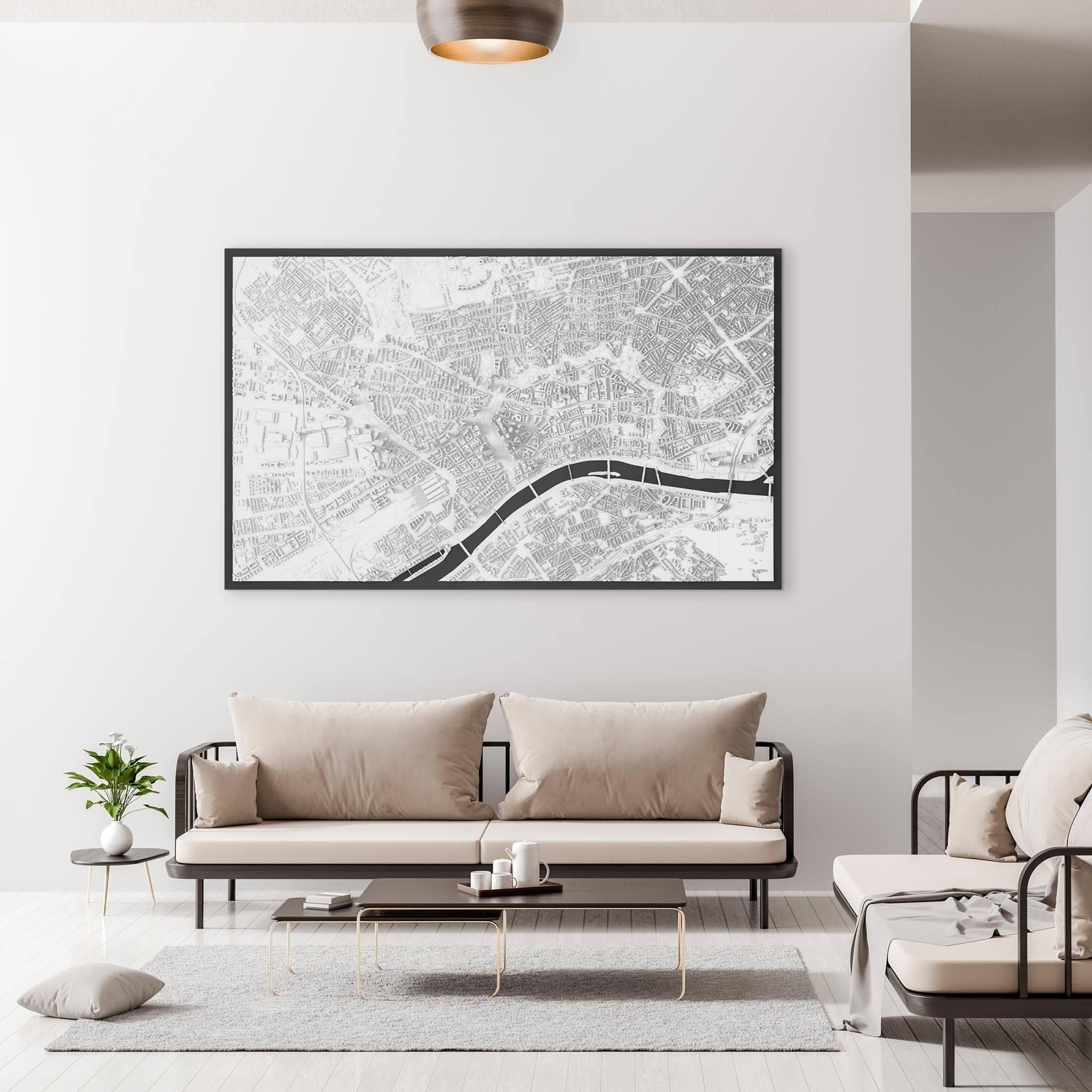 Frankfurt CITYWALL 3D City Model search_hidden, Wall - CITYFRAMES