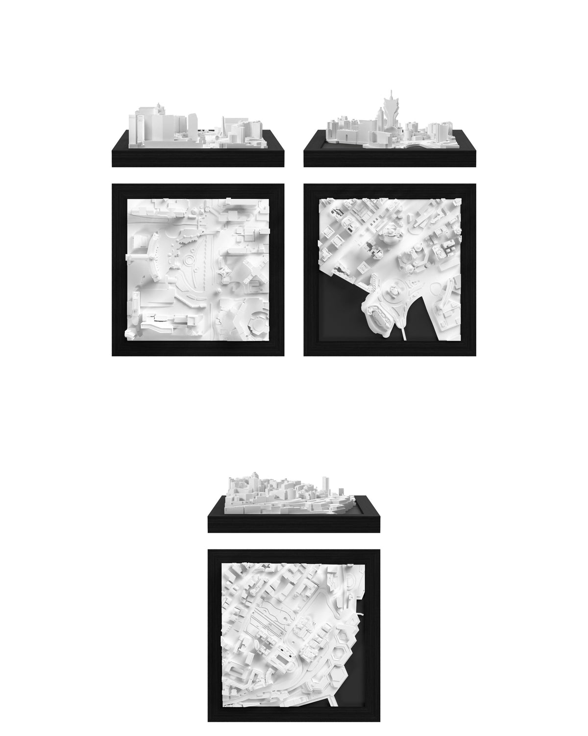 Casino Set: Las Vegas, Macao, Monaco - Casino CUBE 3D city models - CITYFRAMES