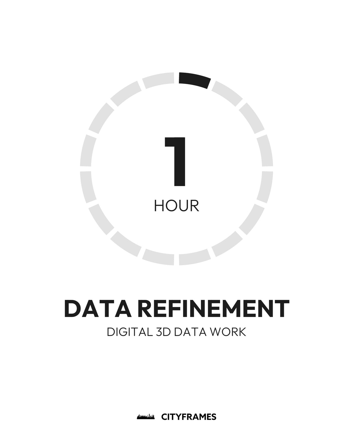 Digital 3D Data Work: data refinement, 1 hour - CITYFRAMES