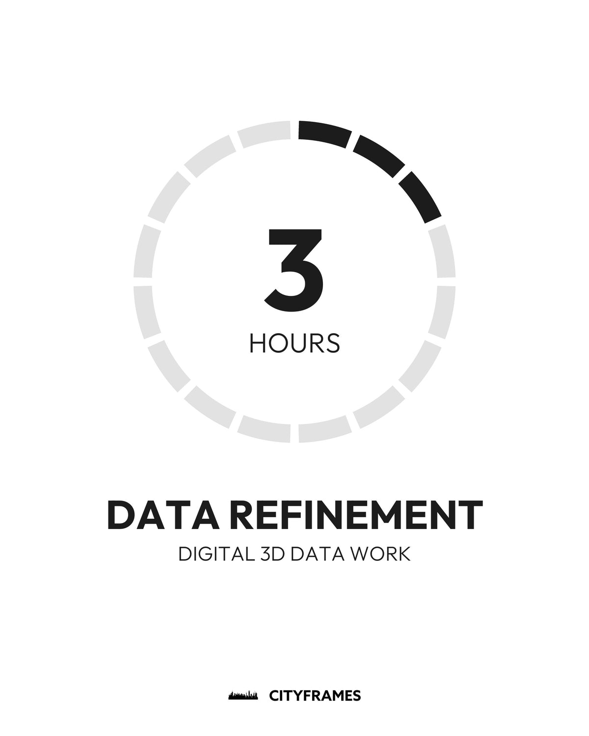 Digital 3D Data Work: data refinement, 3 hours - CITYFRAMES