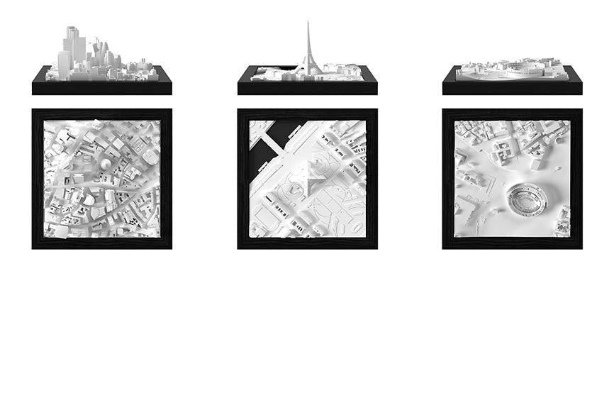 3D City Models from CITYFRAMES | 3D Printed City Maps