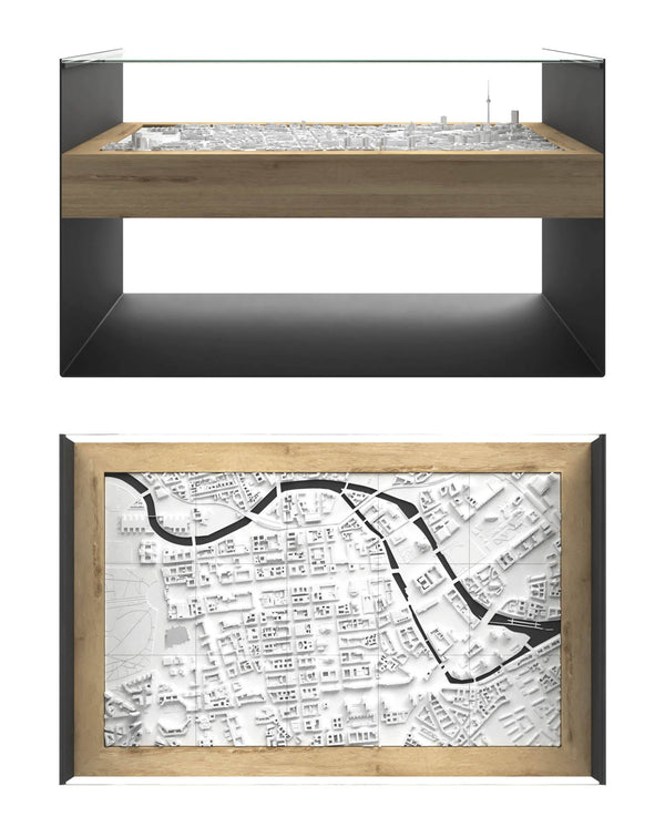 BLOK Wide Coffee Table 3D City Model BLOK, search_hidden - CITYFRAMES