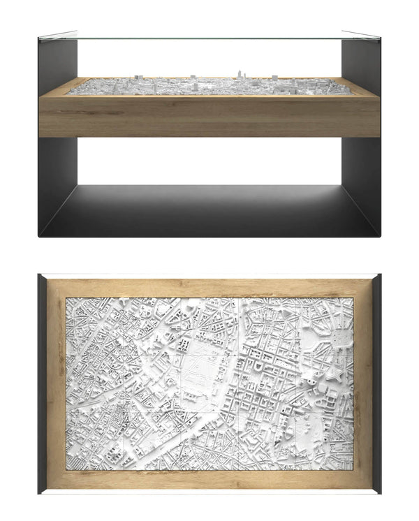 BLOK Wide Coffee Table 3D City Model BLOK, search_hidden - CITYFRAMES
