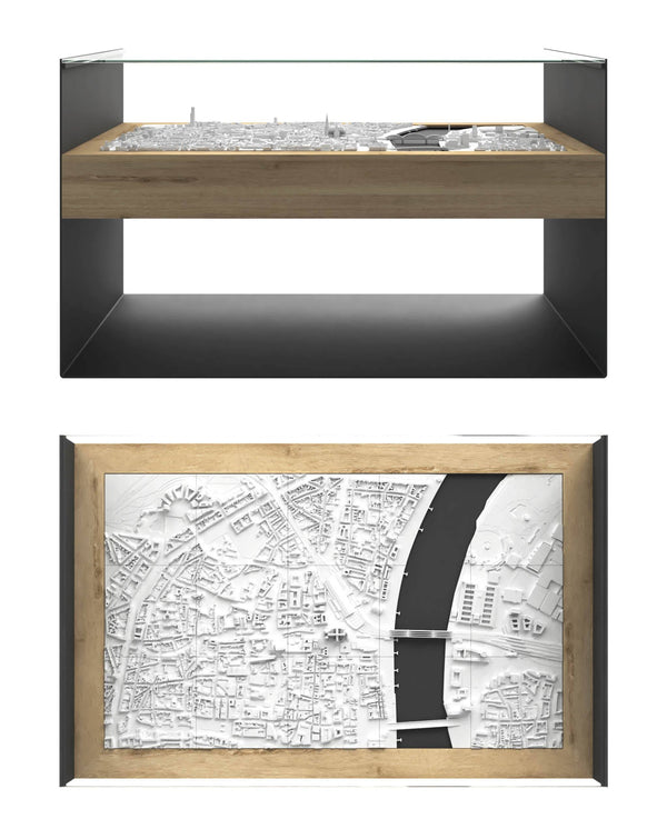 BLOK Wide Coffee Table 3D City Model BLOK, search_hidden - CITYFRAMES