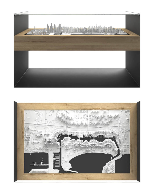 BLOK Wide Coffee Table 3D City Model BLOK, search_hidden - CITYFRAMES