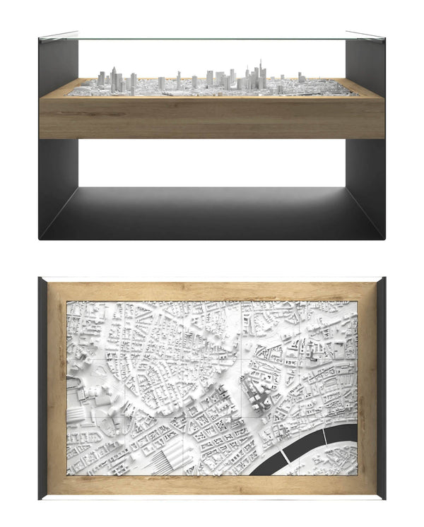 BLOK Wide Coffee Table 3D City Model BLOK, search_hidden - CITYFRAMES