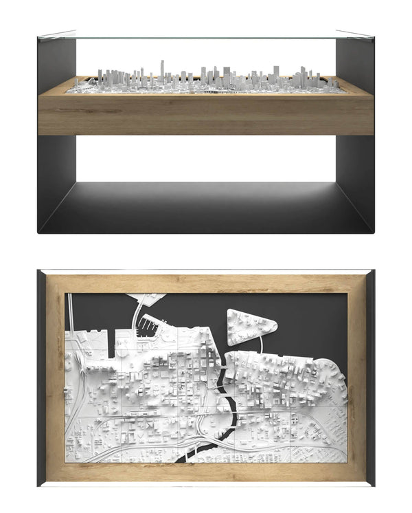 BLOK Wide Coffee Table 3D City Model BLOK, search_hidden - CITYFRAMES