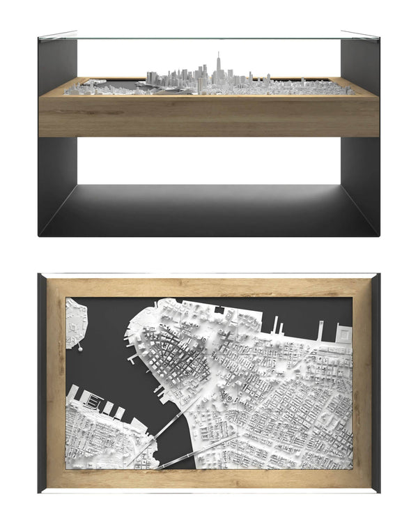 BLOK Wide Coffee Table 3D City Model BLOK, search_hidden - CITYFRAMES