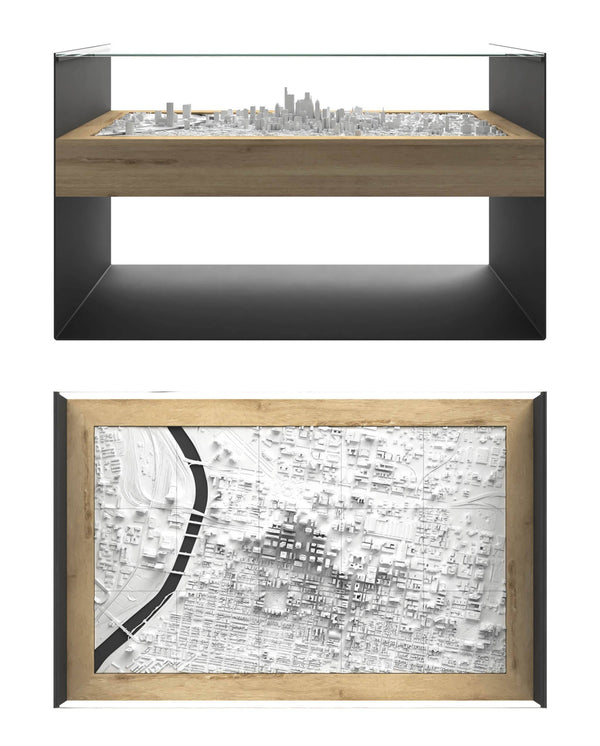 BLOK Wide Coffee Table 3D City Model BLOK, search_hidden - CITYFRAMES