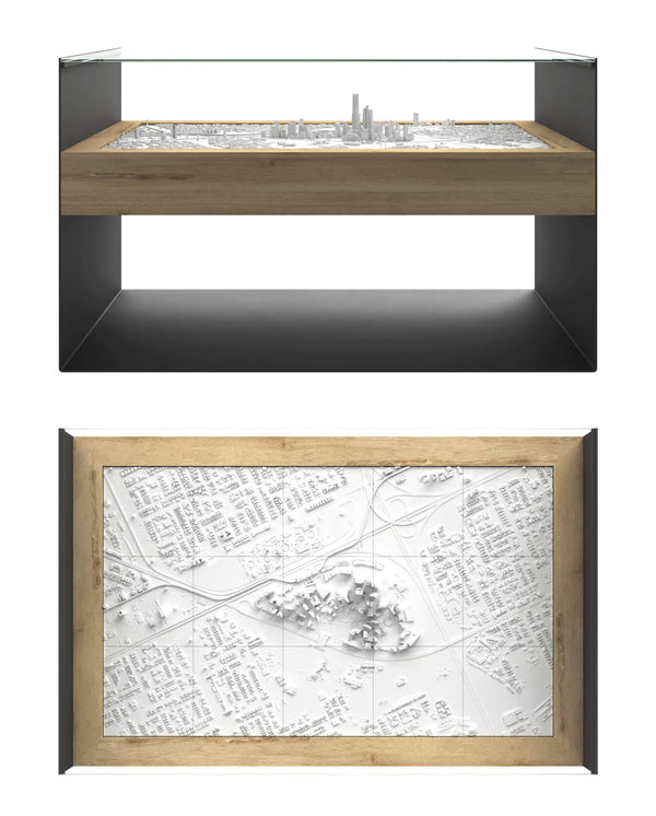 BLOK Wide Coffee Table 3D City Model BLOK, search_hidden - CITYFRAMES