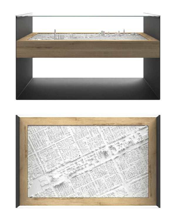 BLOK Wide Coffee Table 3D City Model BLOK, search_hidden - CITYFRAMES