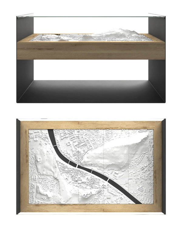 BLOK Wide Coffee Table 3D City Model BLOK, search_hidden - CITYFRAMES