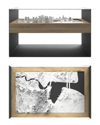 BLOK Wide Coffee Table 3D City Model BLOK, search_hidden - CITYFRAMES