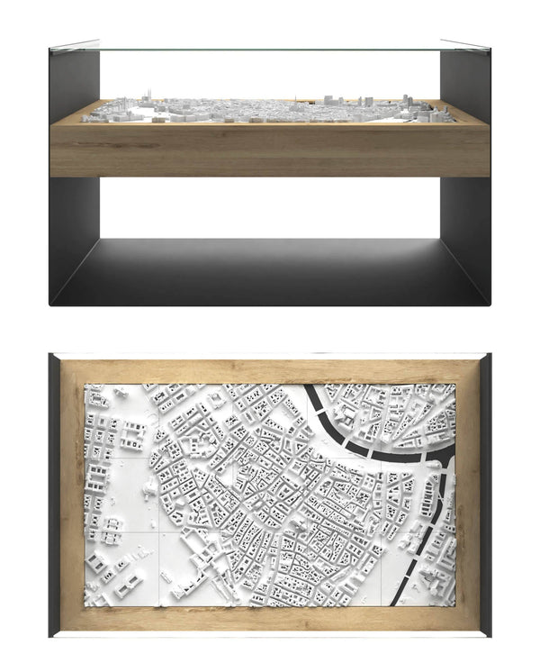 BLOK Wide Coffee Table 3D City Model BLOK, search_hidden - CITYFRAMES