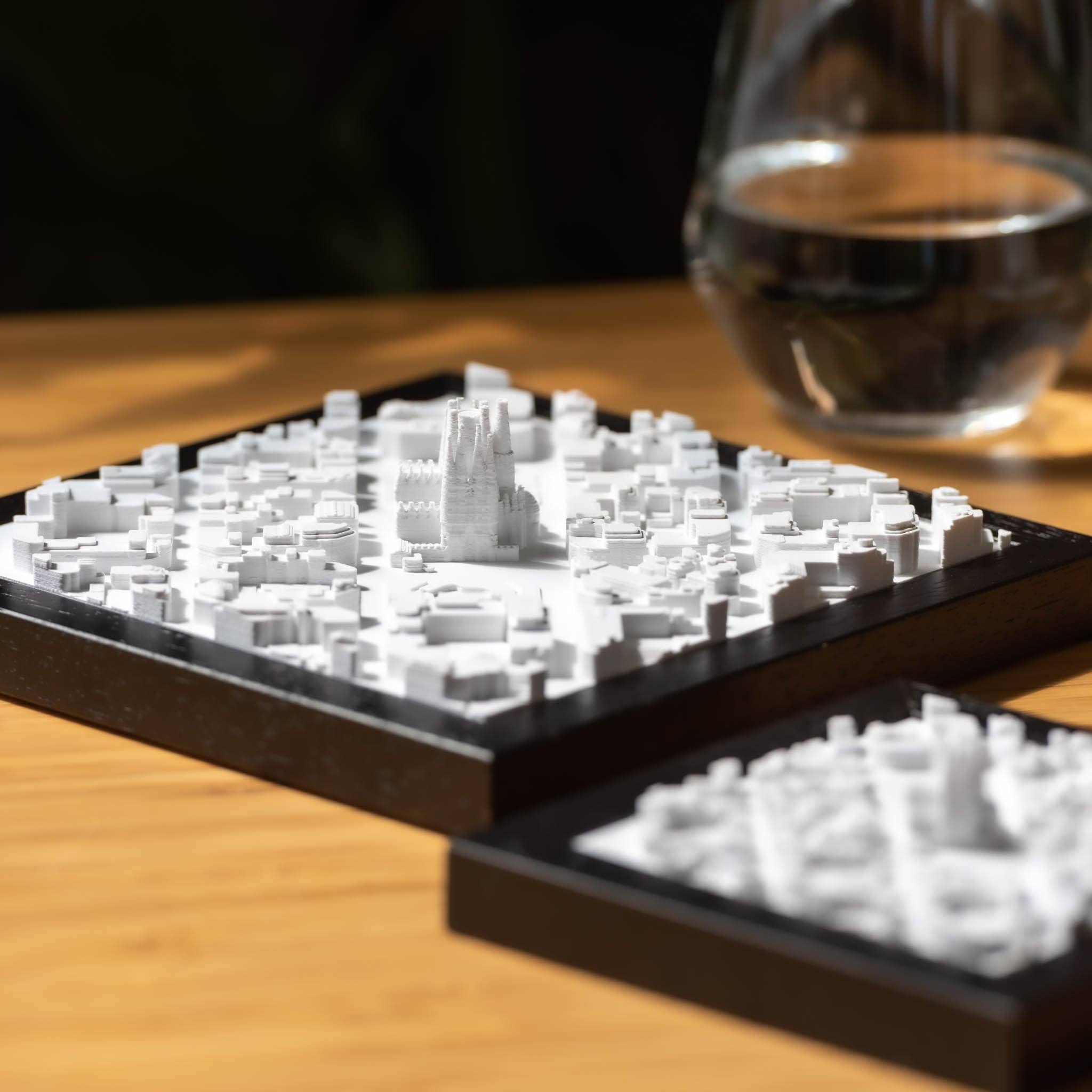Barcelona 3D City Model Cube, Europe - CITYFRAMES