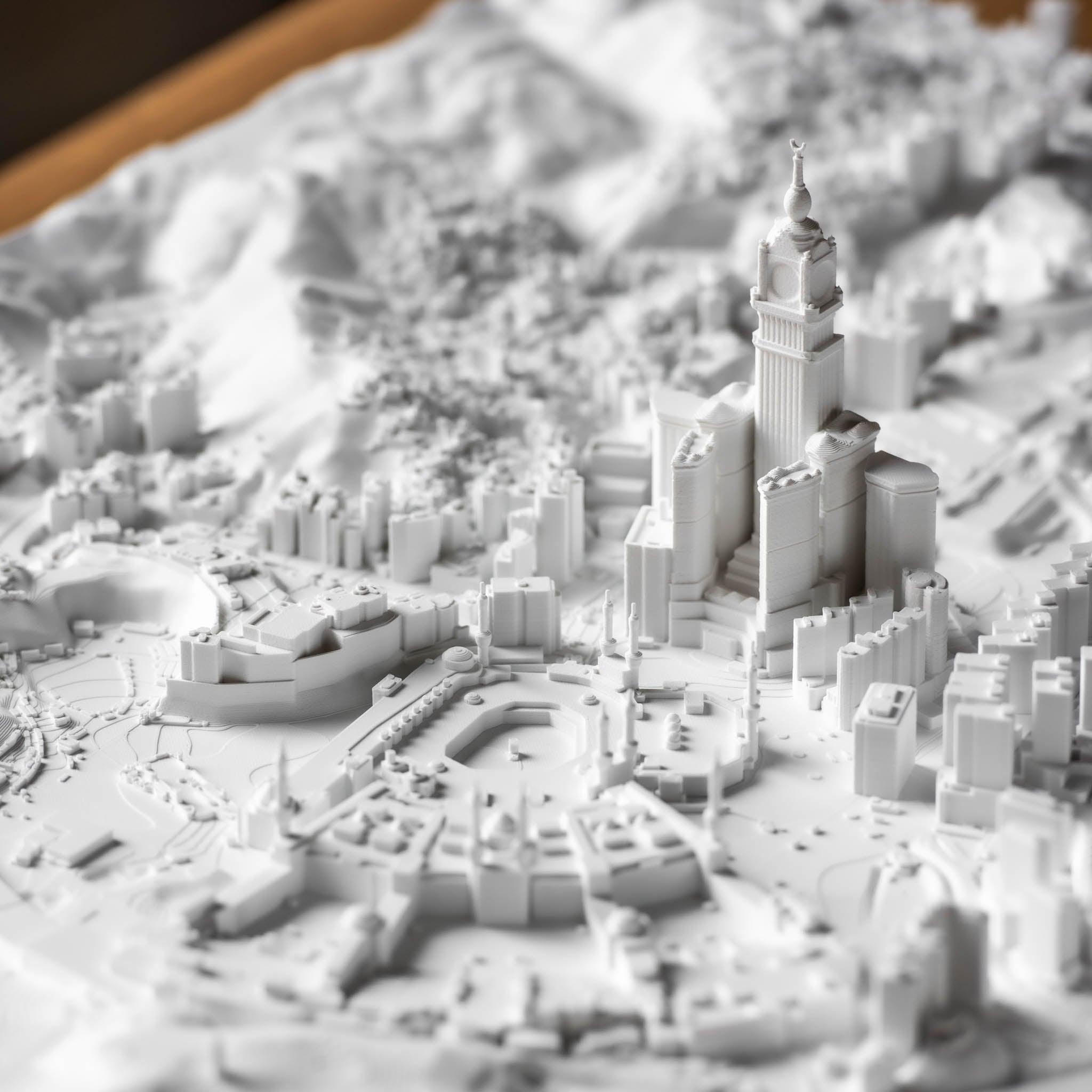 Mecca Frame 3D City Model Frame, Middle East - CITYFRAMES