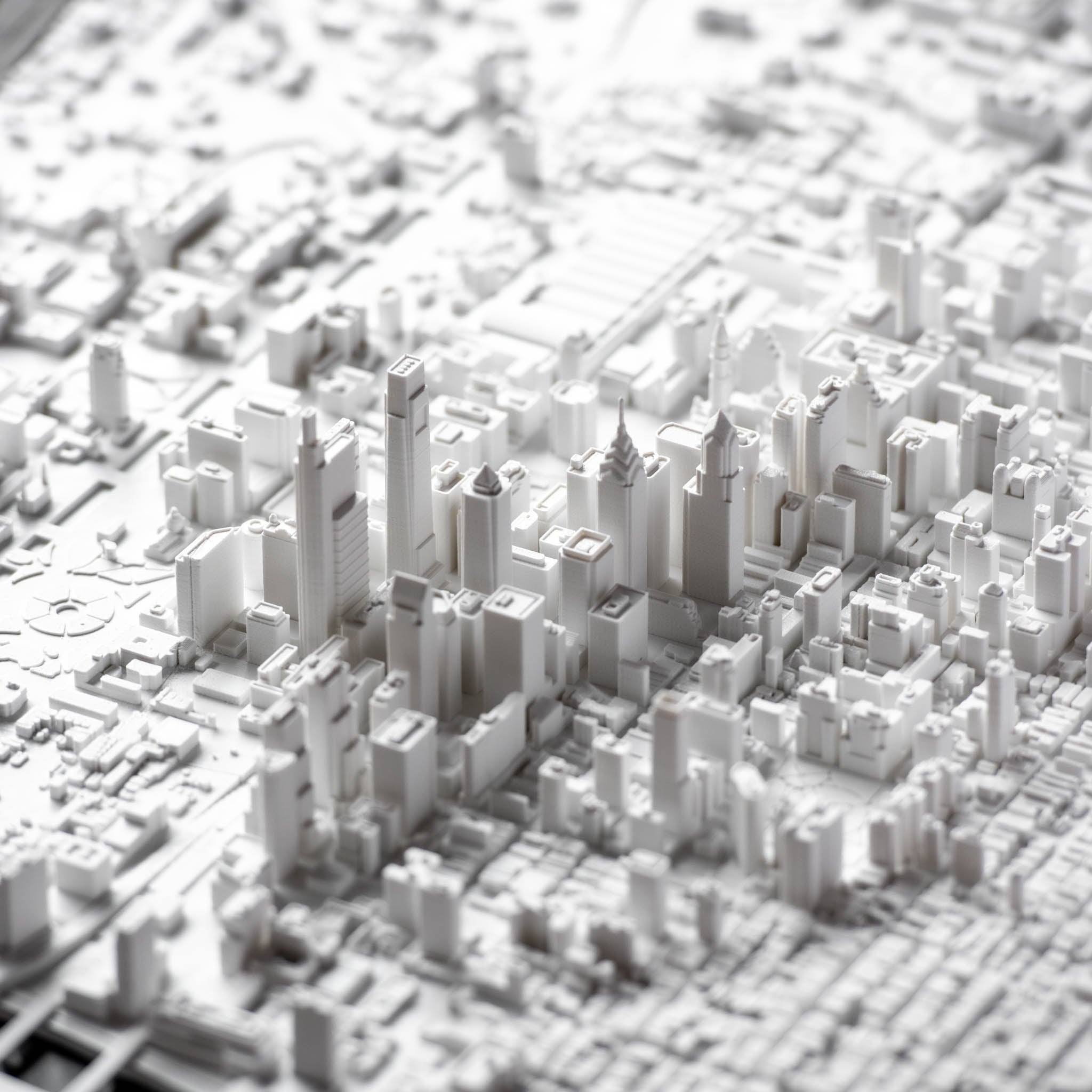 Philadelphia Frame 3D City Model America, Frame - CITYFRAMES