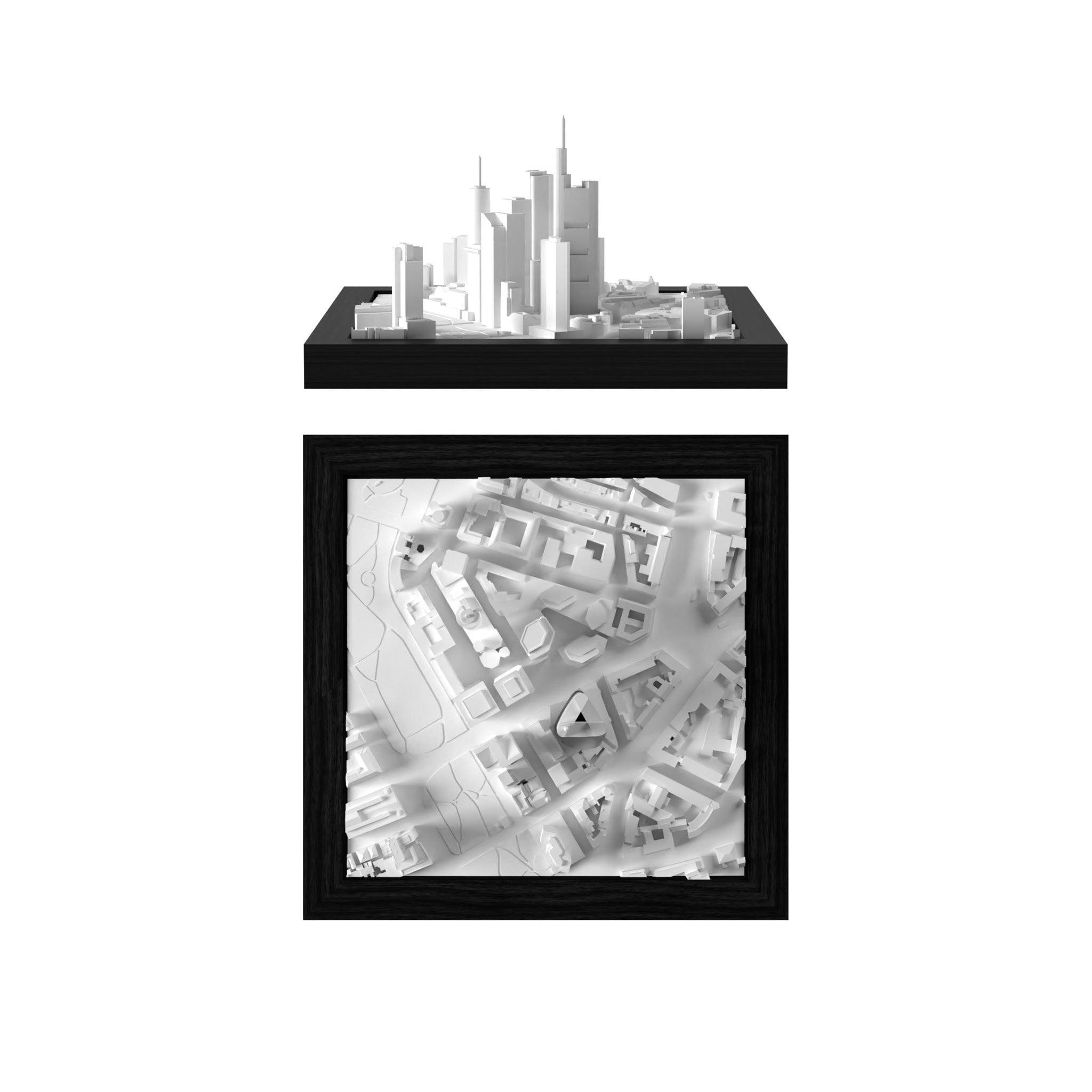 Frankfurt am Main 3D City Model Cube, Europe - CITYFRAMES