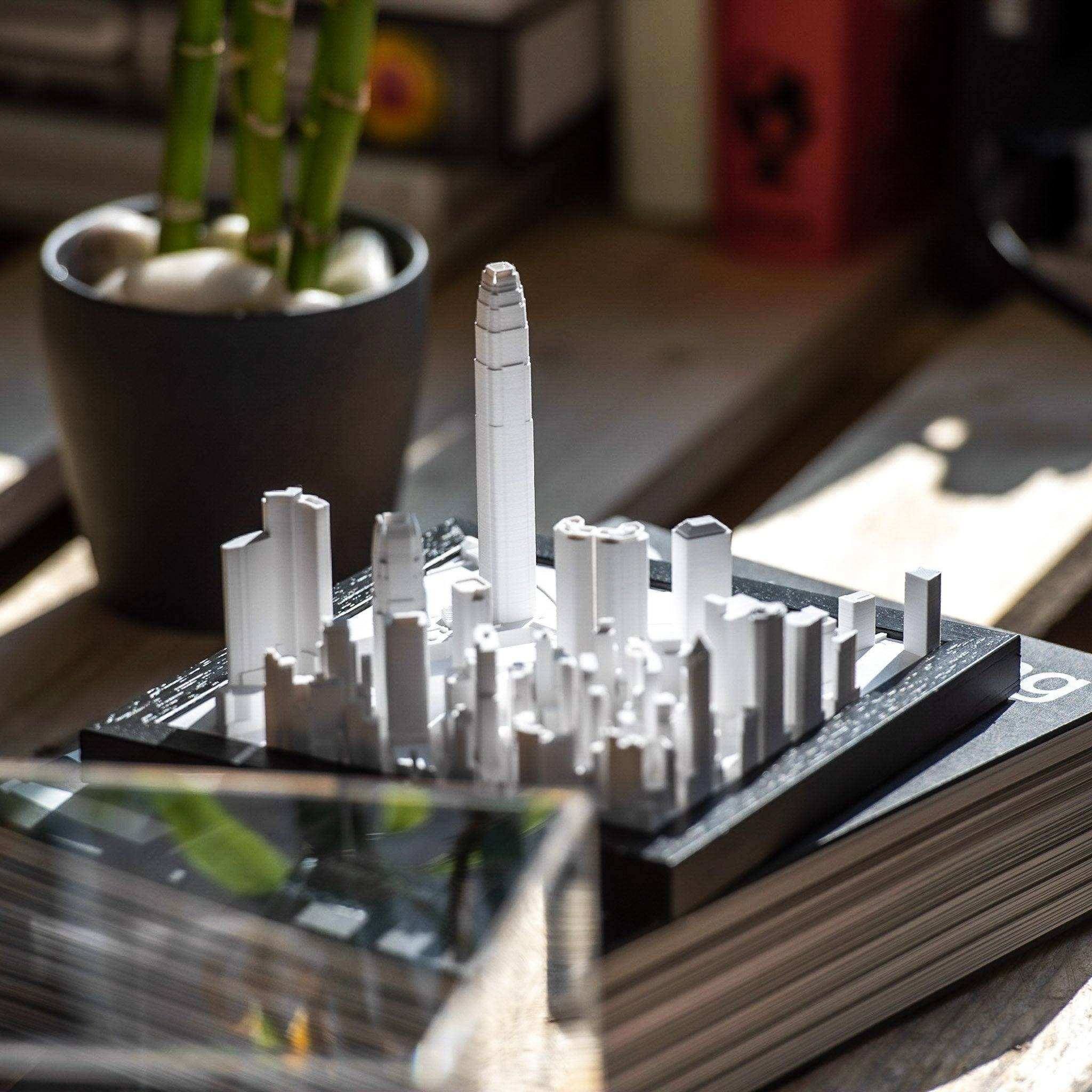 Skyscraper Trio 3D City Model Asia, Trio - CITYFRAMES