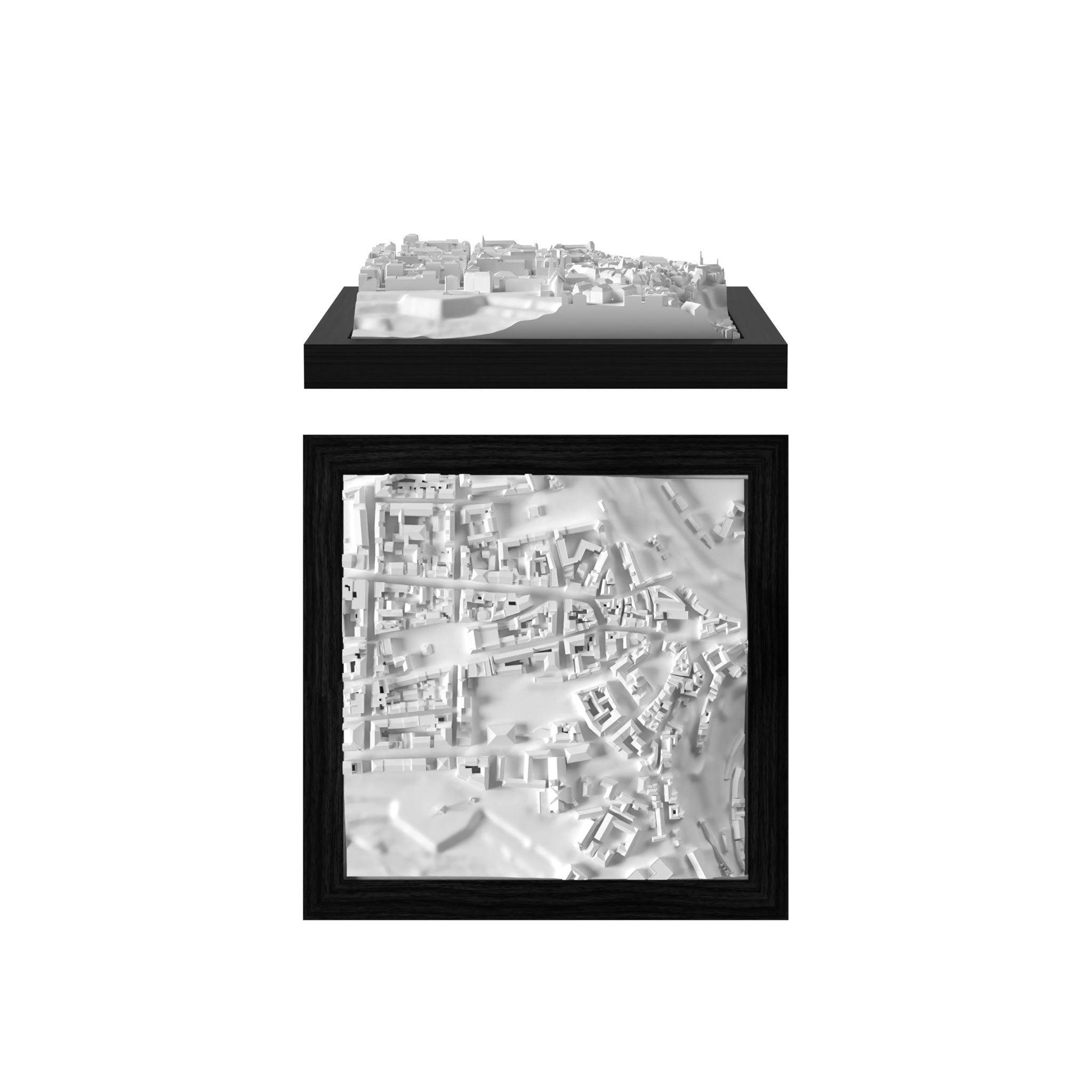 Luxembourg 3D City Model Cube, Europe - CITYFRAMES