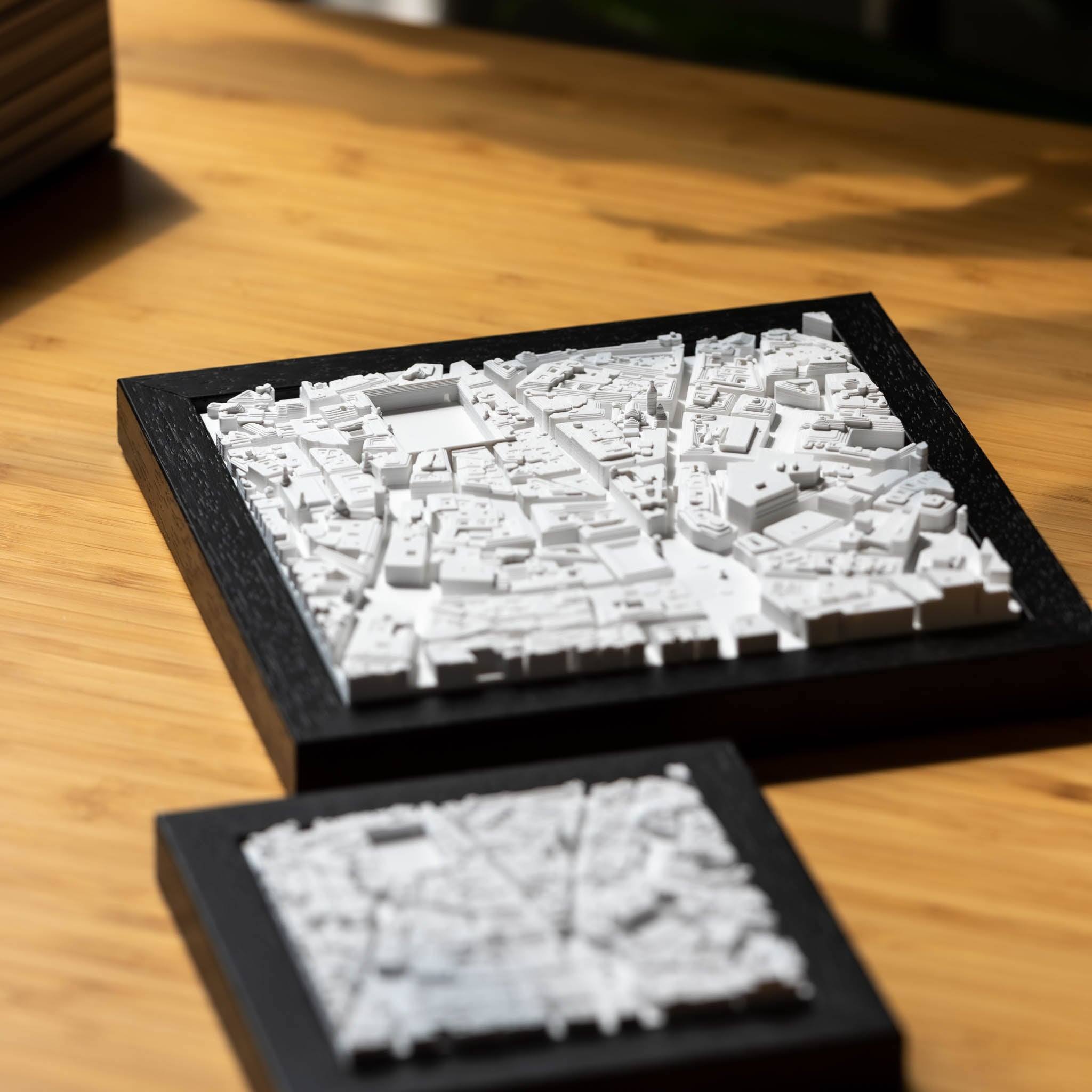 Madrid 3D City Model Cube, Europe - CITYFRAMES
