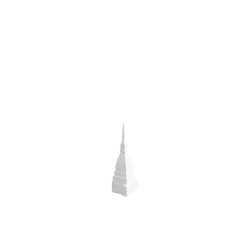 Turin - Mole Antonelliana magnetic landmark 3D city model - CITYFRAMES