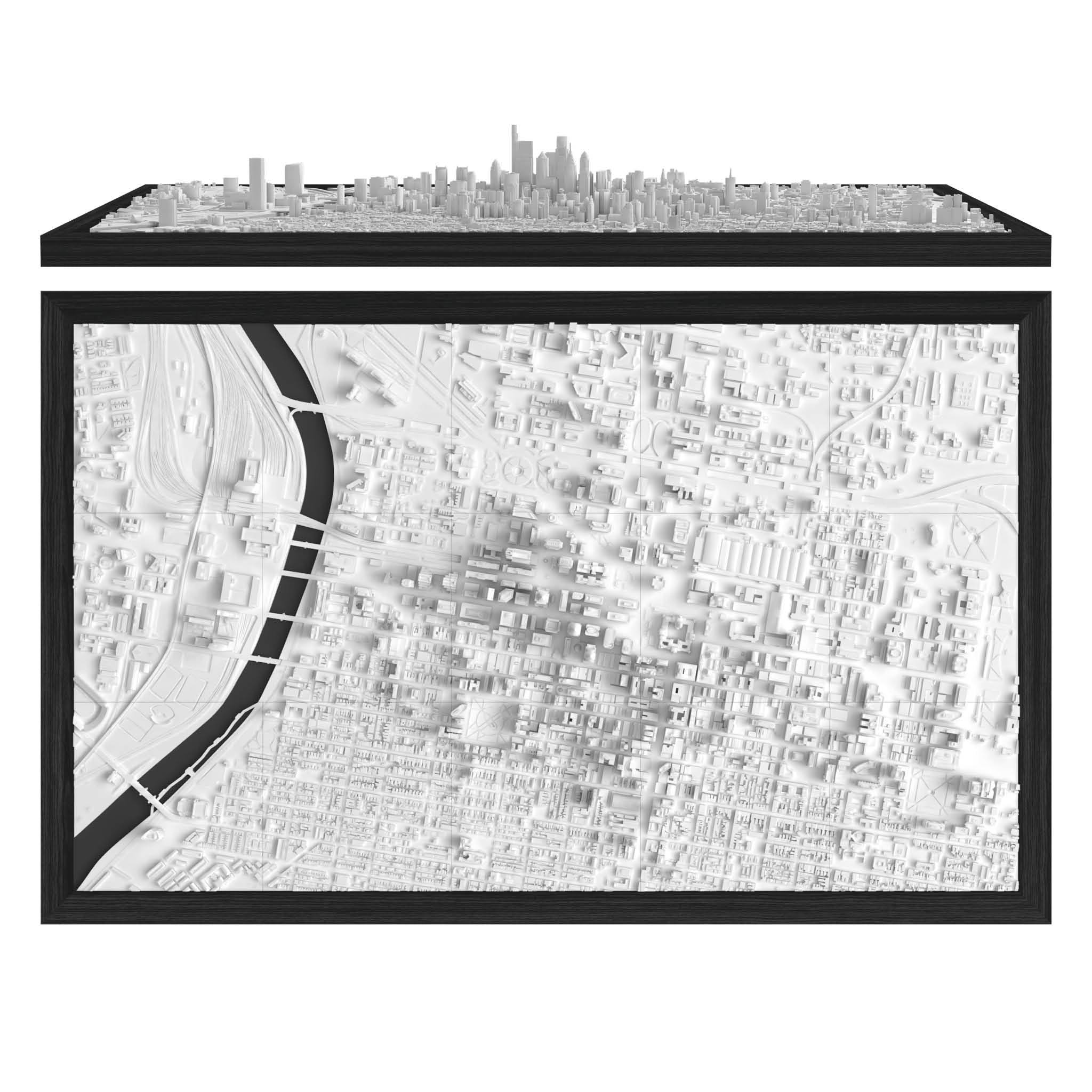 Philadelphia Frame 3D City Model America, Frame - CITYFRAMES