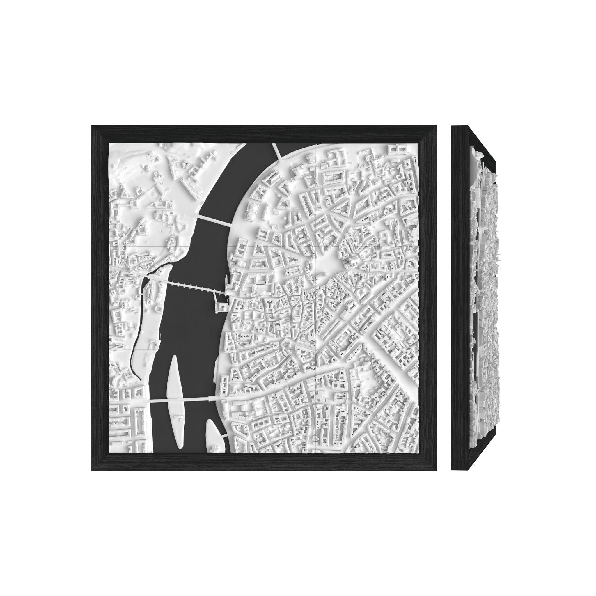 Prague Frame 3D City Model Europe, Frame - CITYFRAMES
