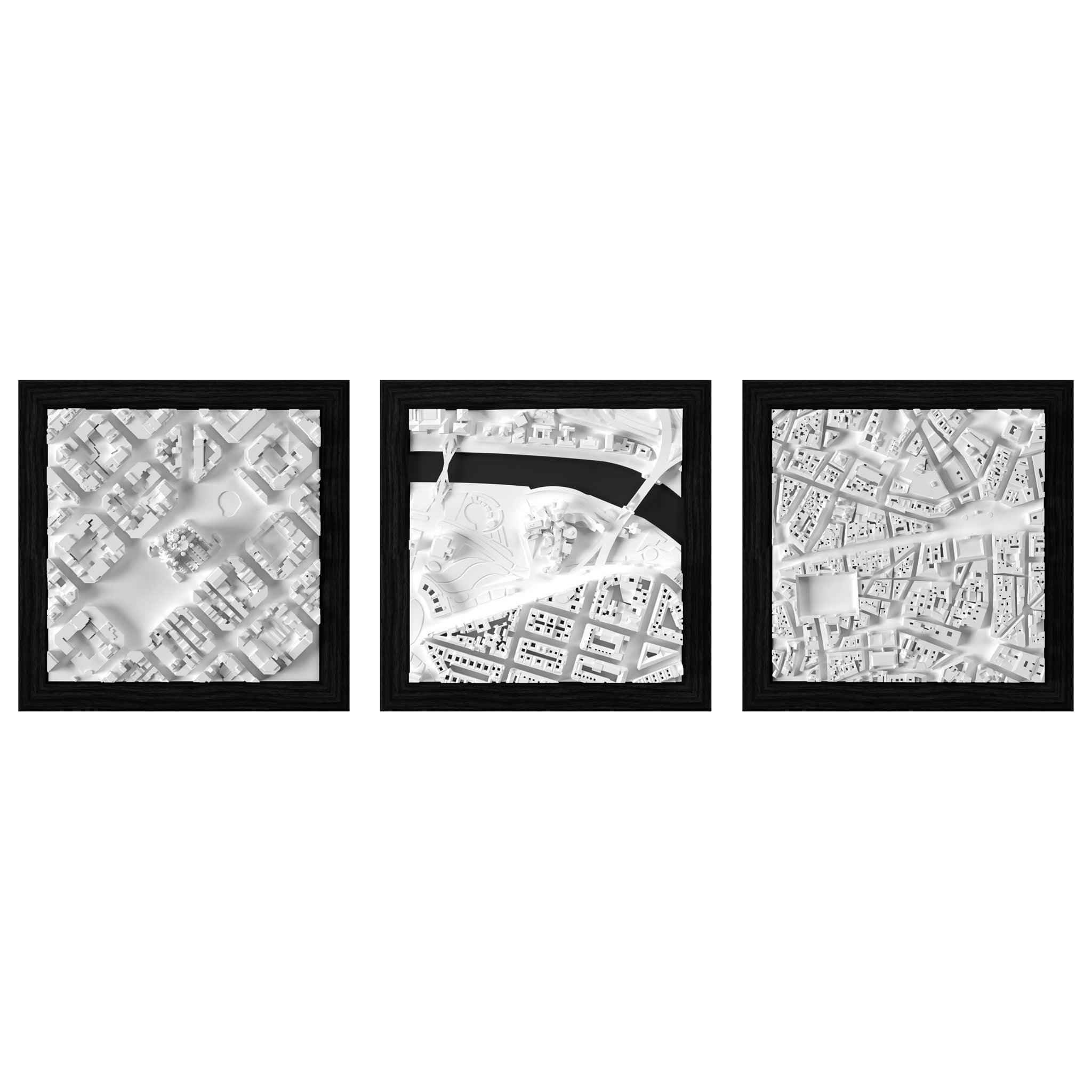 Spain Trio 3D City Model Europe, Trio - CITYFRAMES