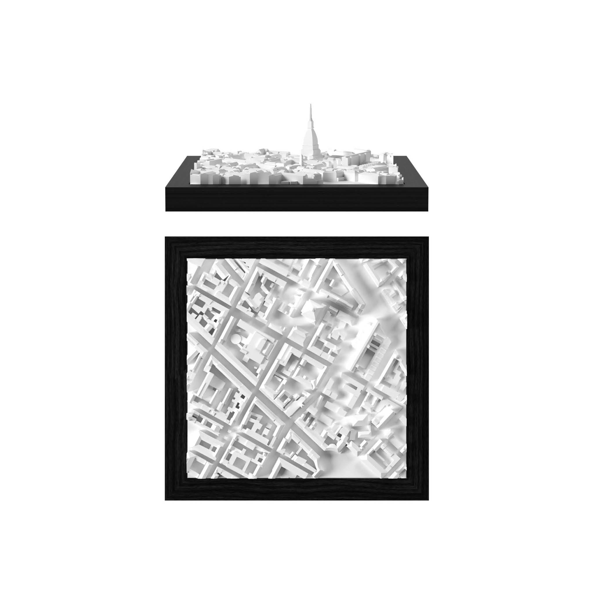Turin 3D City Model Cube, Europe - CITYFRAMES