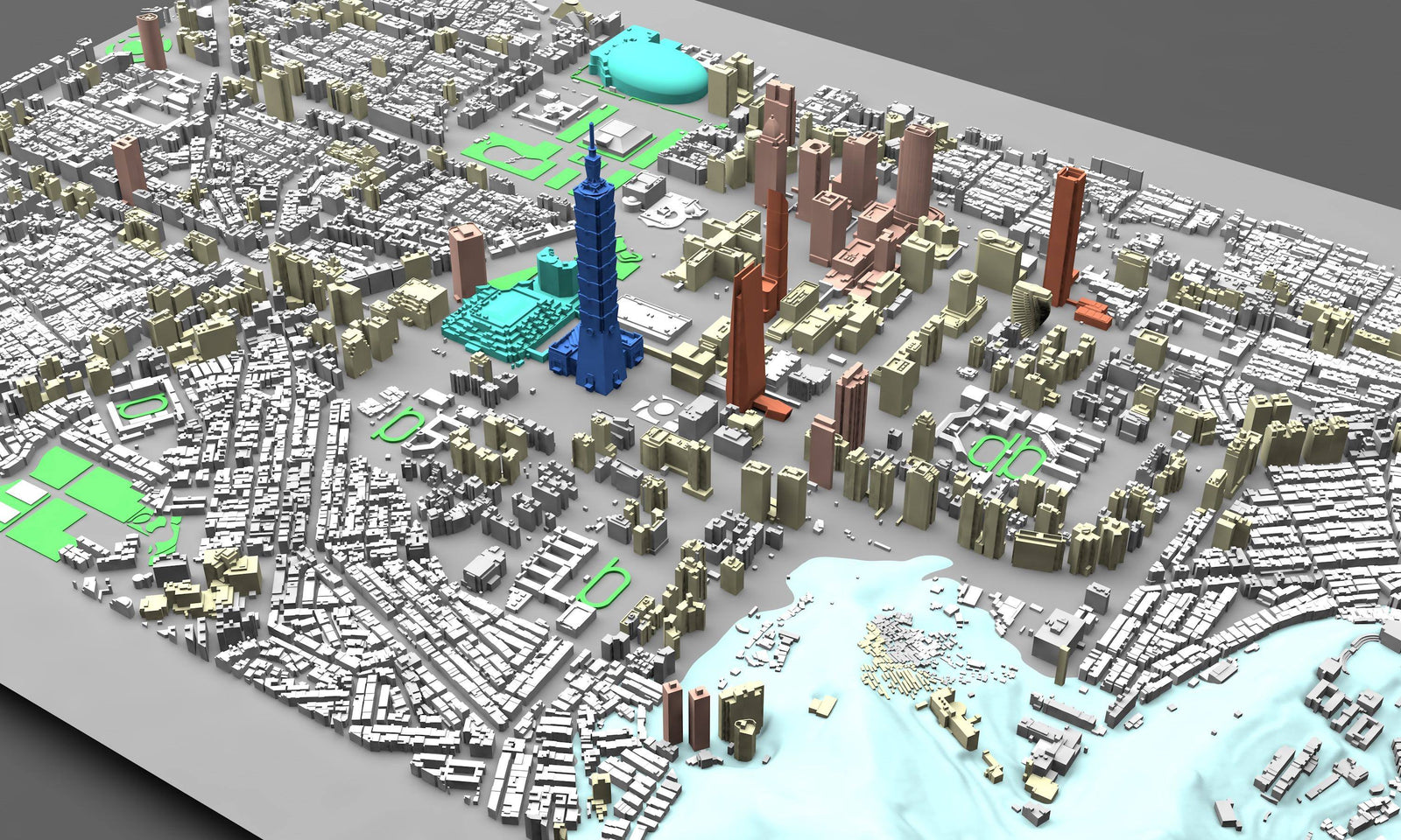 CUBE | Miniature 3D City Models | 100+ Cities
