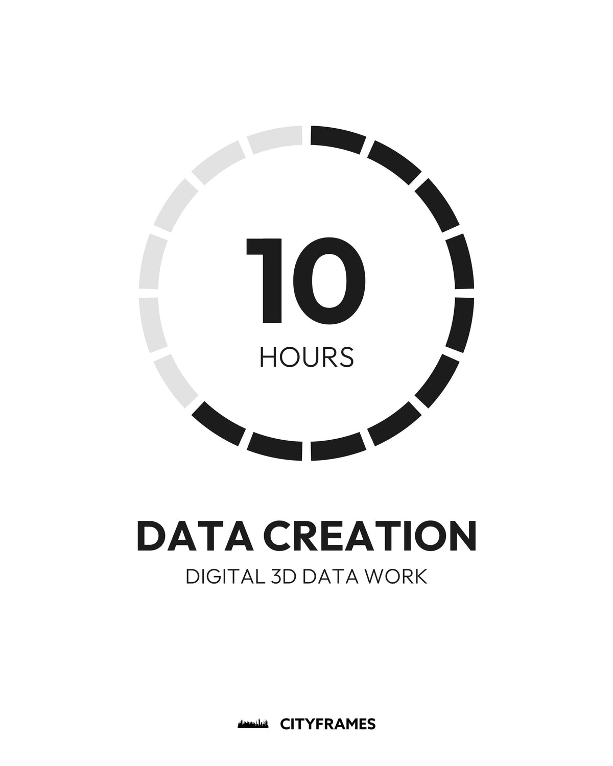 Digital 3D Data Work: data creation, 10 hours - CITYFRAMES