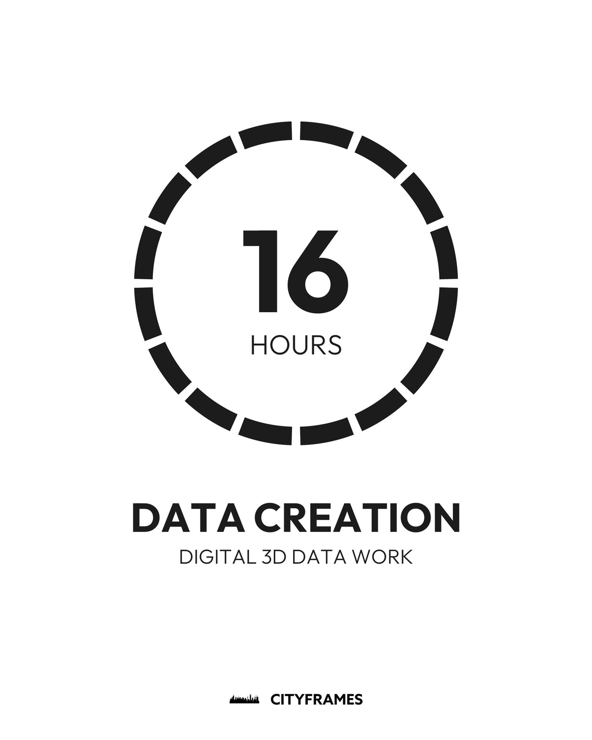 Digital 3D Data Work: data creation, 16 hours - CITYFRAMES