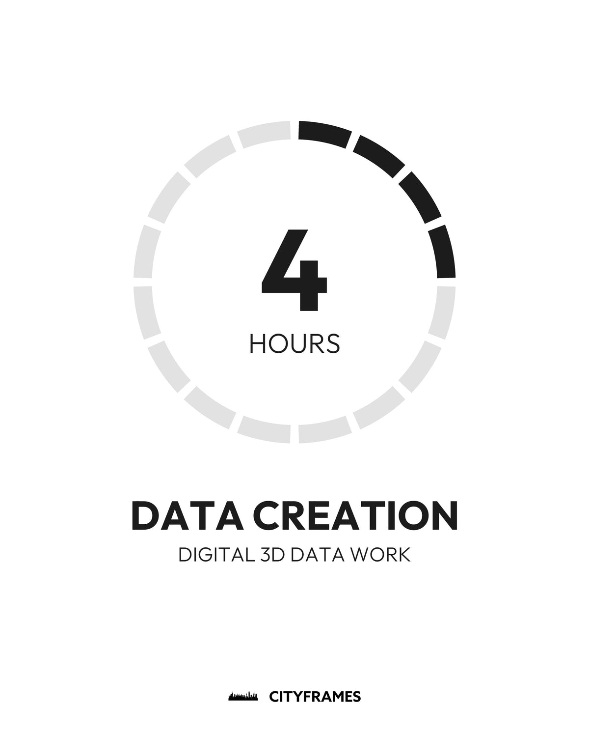 Digital 3D Data Work: data creation, 4 hours - CITYFRAMES