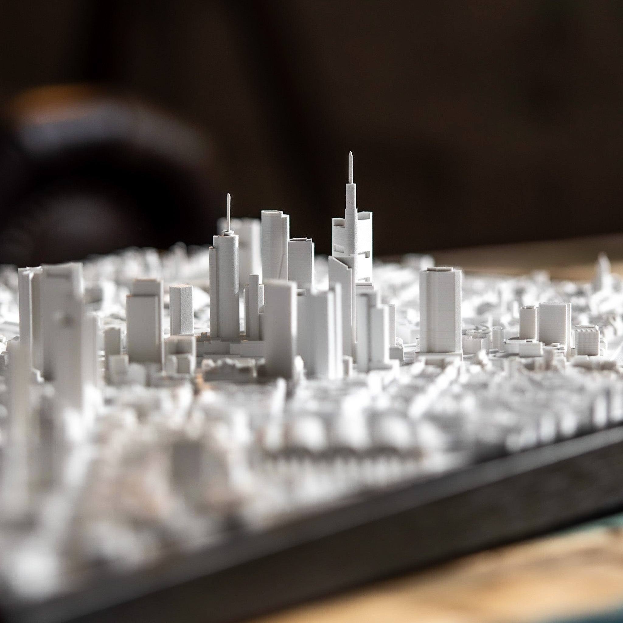 Frankfurt CITYWALL 3D City Model Wall - CITYFRAMES