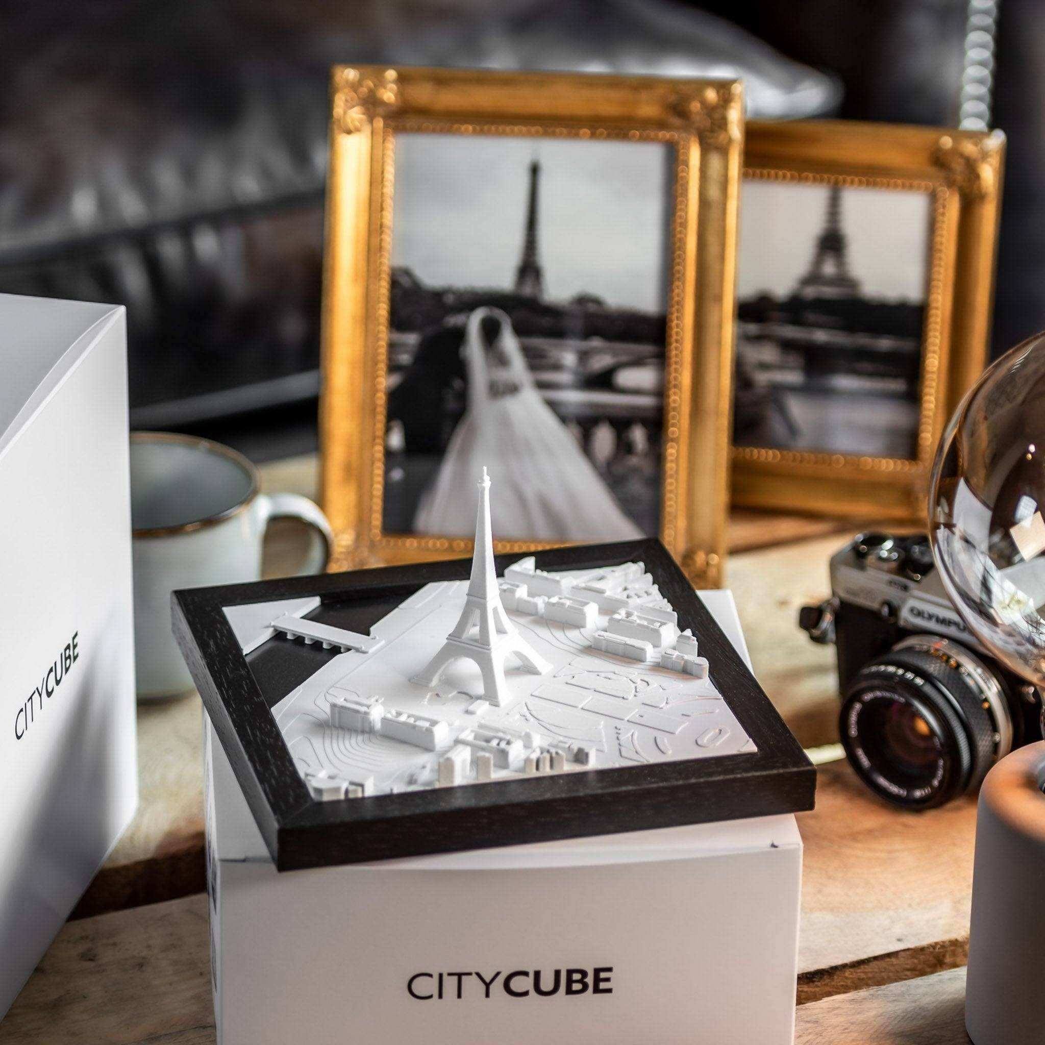 Paris 3D City Model Cube, Europe - CITYFRAMES