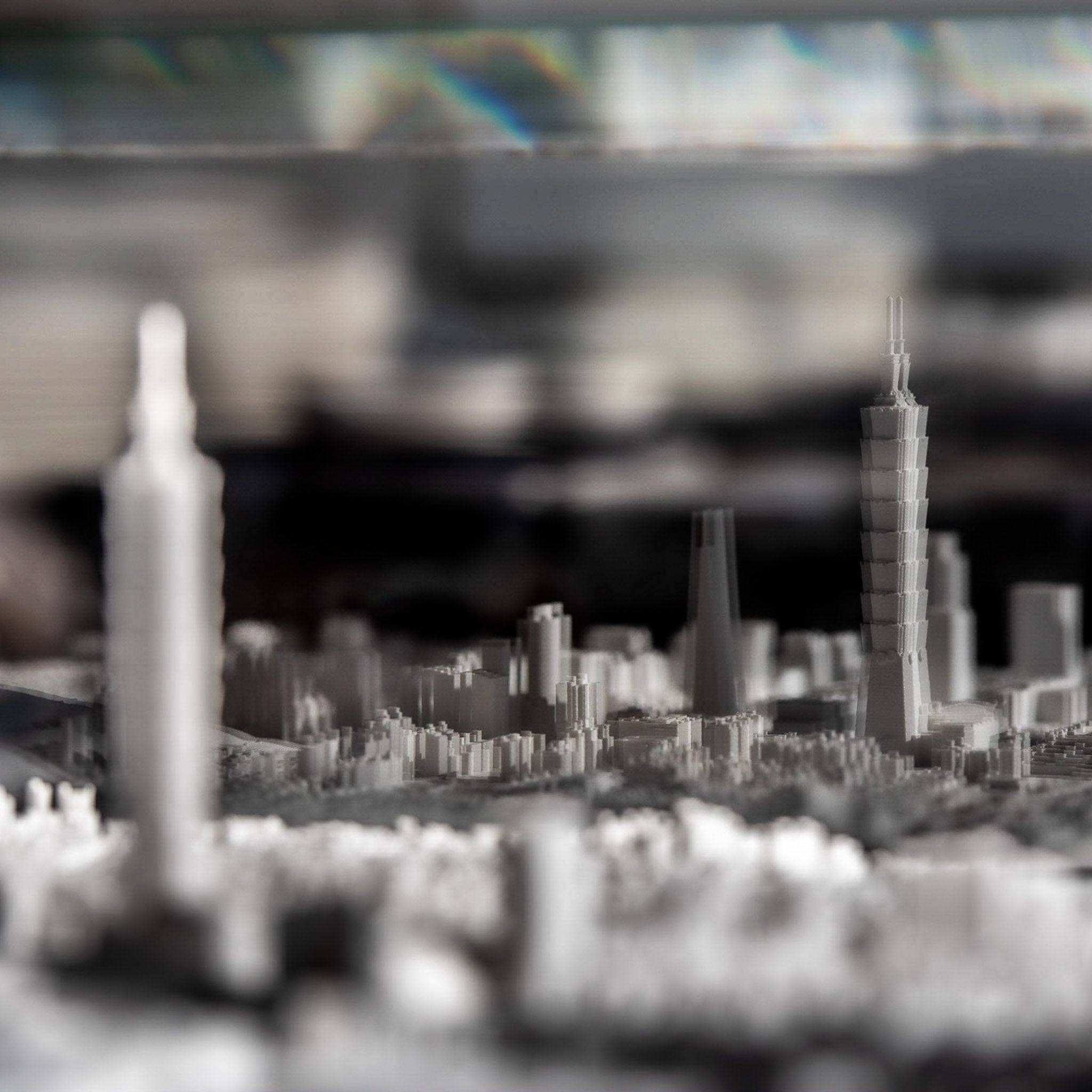Taipei Frame 3D City Model Asia, Frame - CITYFRAMES